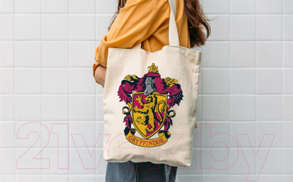 Изображение товара Сумка-шоппер Эксмо Гриффиндор / 9785040928729 (белый)