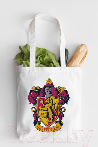 Изображение товара Сумка-шоппер Эксмо Гриффиндор / 9785040928729 (белый)