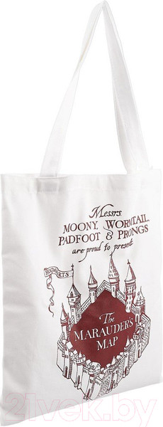 Изображение товара Сумка-шоппер Эксмо Карта мародеров / 9785041188078 (белый)
