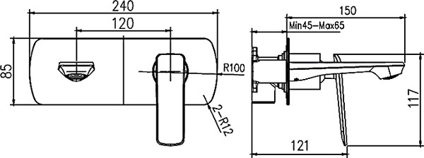 Изображение товара Смеситель Haiba HB80548-8