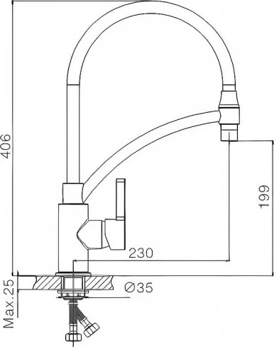 Изображение товара Смеситель Haiba HB72505