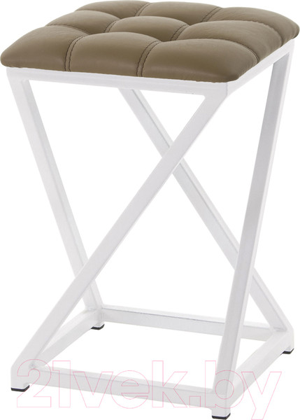 Изображение товара Табурет AMC Comfort 8К6.4 (кожзам какао/белый)