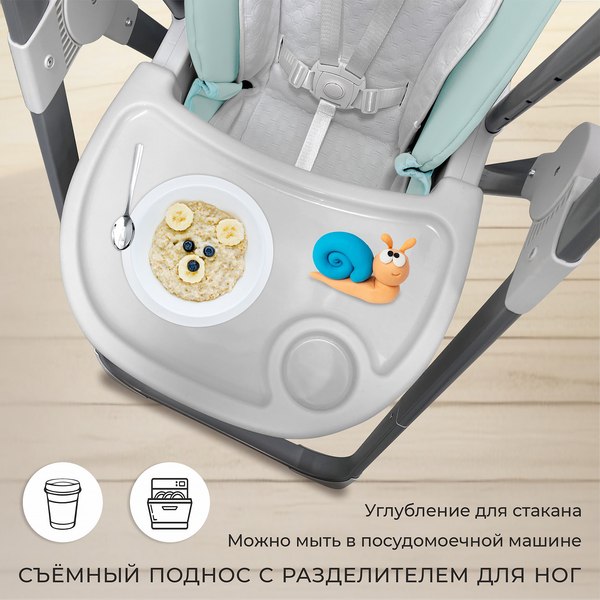 Изображение товара Стульчик для кормления Sweet Baby Fiesta (зеленый)