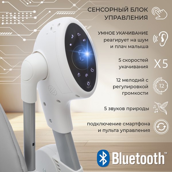 Изображение товара Стульчик для кормления Sweet Baby Fiesta (серый)