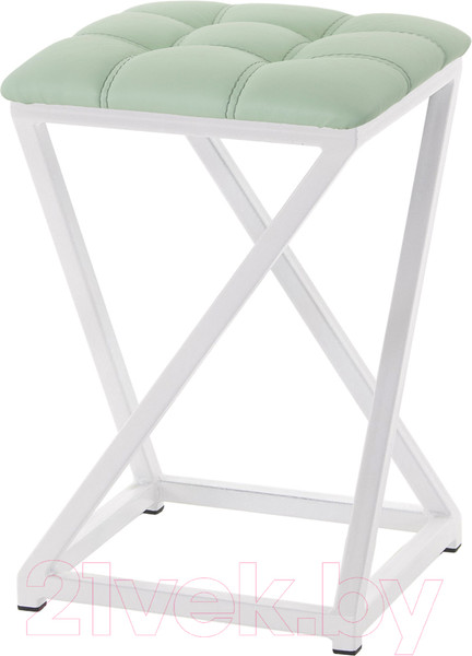 Изображение товара Табурет AMC Comfort 8К6.10 (кожзам мятный/белый)