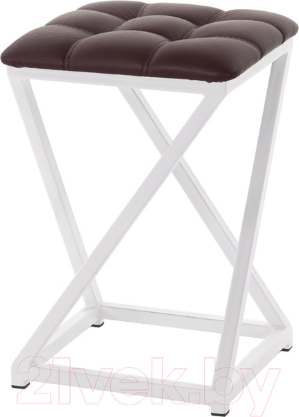Изображение товара Табурет AMC Comfort 8К6.14 (кожзам бордо/белый)