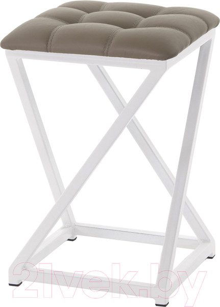Изображение товара Табурет AMC Comfort 8К6.17 (кожзам капучино/белый)