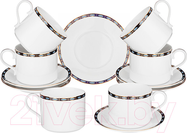 Изображение товара Набор для чая/кофе Lefard Glamour / 590-464 (синий)