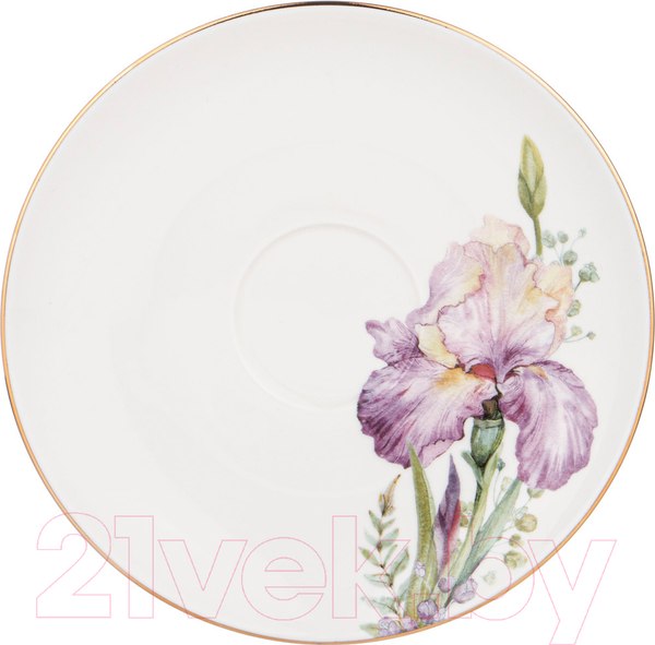 Изображение товара Чашка с блюдцем Lefard Irises / 590-479