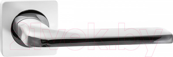 Изображение товара Ручка дверная Ренц Кераско / INDH 97-02 MSW/CP (матовый супер белый/хром блестящий)
