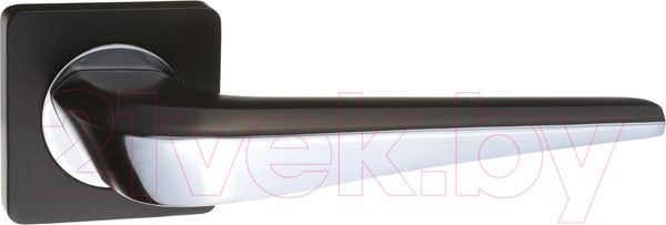 Изображение товара Ручка дверная Ренц Фиоре / INDH 425-02 B/CP (черный/хром блестящий)