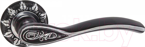 Изображение товара Ручка дверная Ренц Флория / INDH 17-10 B/CP (черный/хром блестящий)