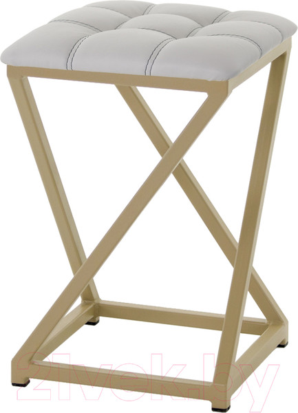 Изображение товара Табурет AMC Comfort 8К10.6 (кожзам серый/капучино)