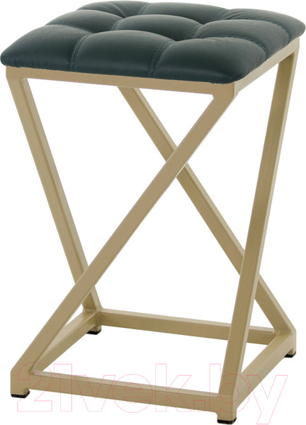 Изображение товара Табурет AMC Comfort 8К10.9 (кожзам зеленый/капучино)