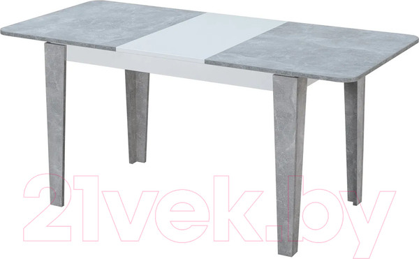 Изображение товара Обеденный стол M-City Edwin / 462M05123 (бетон белый/бетон)
