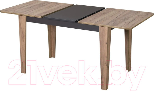Изображение товара Обеденный стол M-City Edwin / 462M05122 (дуб вотан/вольфрам/дуб вотан)