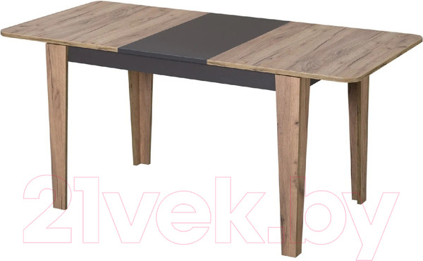 Изображение товара Обеденный стол M-City Edwin / 462M05122 (дуб вотан/вольфрам/дуб вотан)