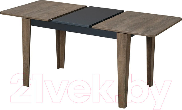 Изображение товара Обеденный стол M-City Edwin / 462M05120 (дуб канзас/графит/дуб канзас)