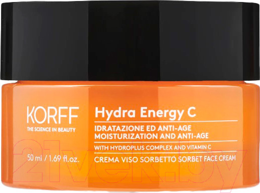 Изображение товара Крем для лица KORFF Hydra Energy C Moisturization And Anti-Age Sorbet Face Cream (50мл)