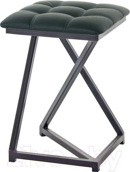 Изображение товара Табурет AMC Comfort 9К1.9 (кожзам зеленый/черный)