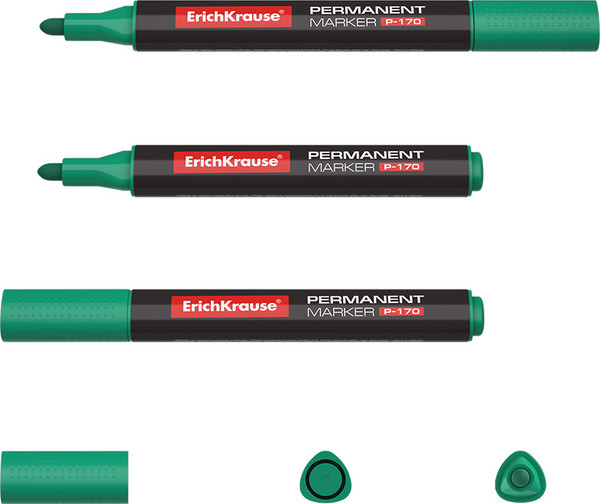 Изображение товара Маркер перманентный Erich Krause P-170 / 7315 (зеленый)