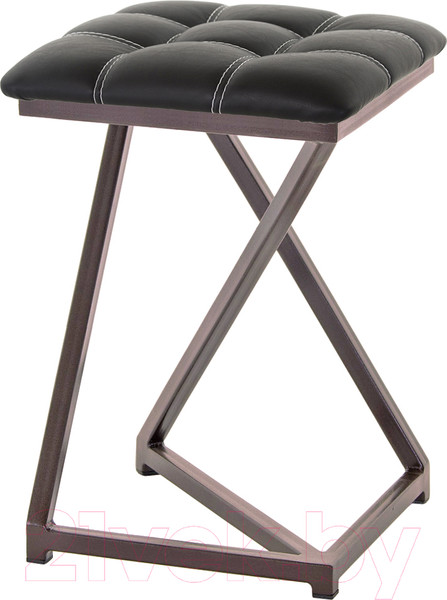 Изображение товара Табурет AMC Comfort 9К2.1 (кожзам черный/коричневый)