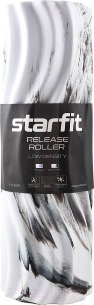 Изображение товара Валик для фитнеса Starfit FA-525 EVA/PP (белый/черный)