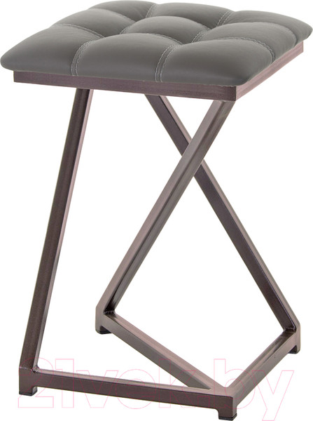 Изображение товара Табурет AMC Comfort 9К2.5 (кожзам графит/коричневый)