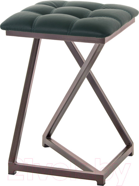 Изображение товара Табурет AMC Comfort 9К2.9 (кожзам зеленый/коричневый)
