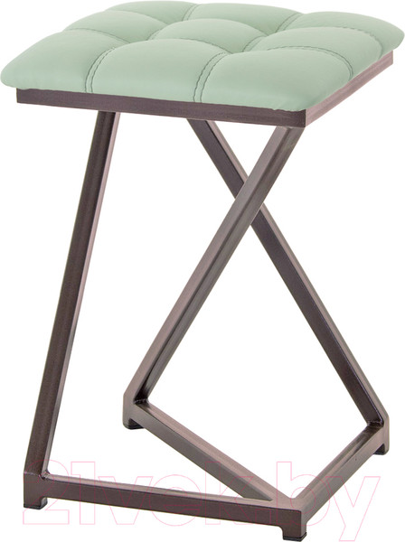 Изображение товара Табурет AMC Comfort 9К2.10 (кожзам мятный/коричневый)