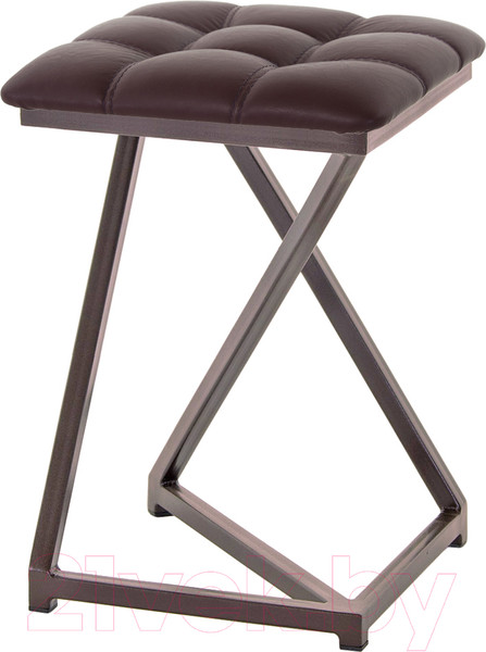 Изображение товара Табурет AMC Comfort 9К2.14 (кожзам бордовый/коричневый)