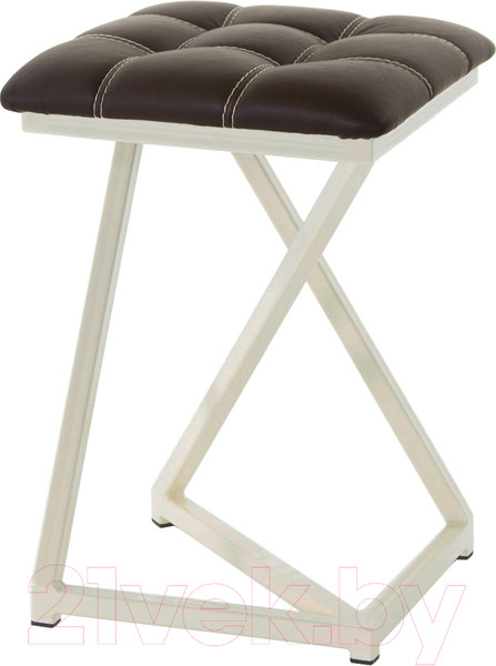 Изображение товара Табурет AMC Comfort 9К3.2 (кожзам венге/слоновая кость)