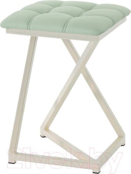 Изображение товара Табурет AMC Comfort 9К3.10 (кожзам мятный/слоновая кость)