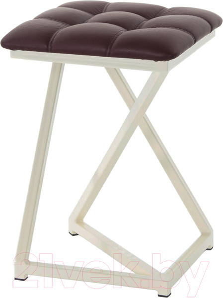 Изображение товара Табурет AMC Comfort 9К3.14 (кожзам бордо/слоновая кость)