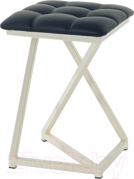 Изображение товара Табурет AMC Comfort 9К3.16 (кожзам антрацит/слоновая кость)