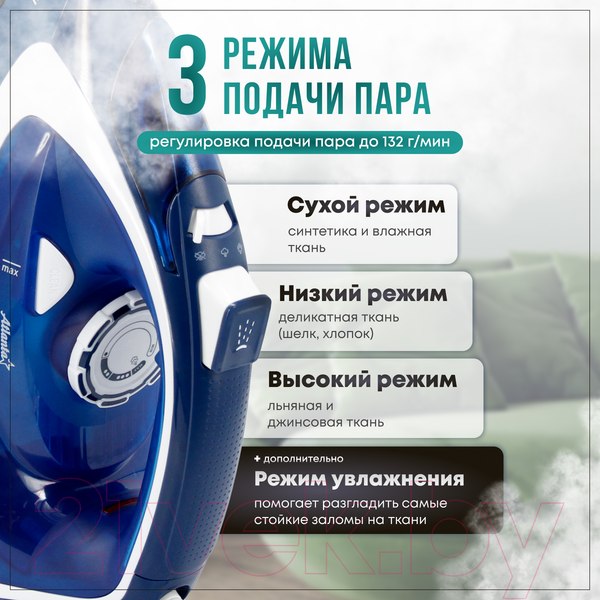 Изображение товара Утюг Atlanta ATH-5578 (синий)