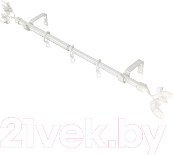 Изображение товара Карниз для штор LEGRAND Лист Раздвижной 1.6-3м 1-но рядный / 58102160 (белый)