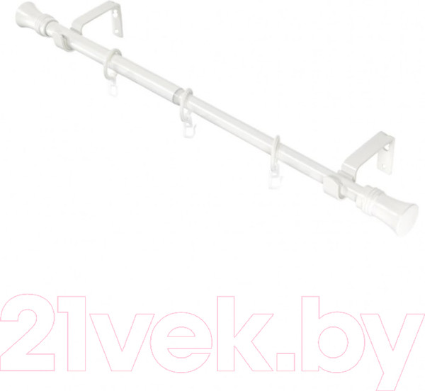 Изображение товара Карниз для штор LEGRAND Раздвижной 1.6-3м 1-но рядный / 58102157 (белый)