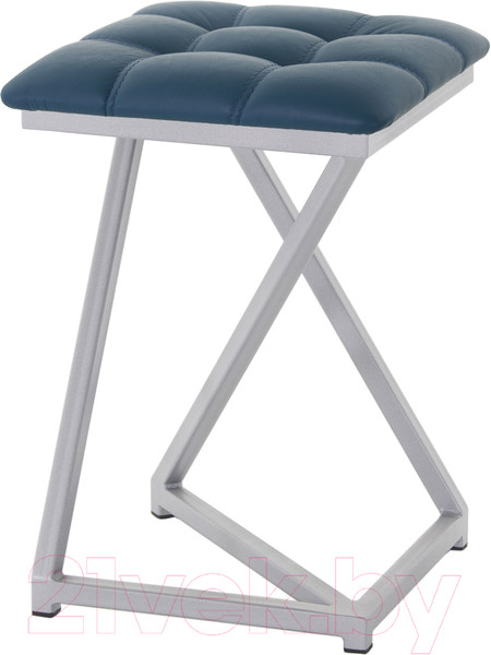 Изображение товара Табурет AMC Comfort 9К5.13 (кожзам атлантик/серебристый)
