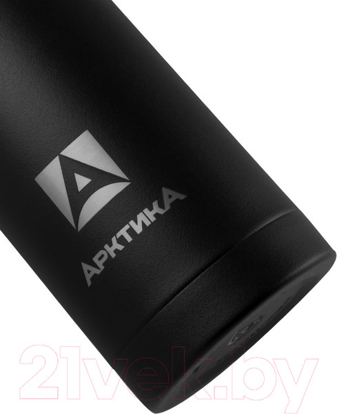 Изображение товара Термос для напитков Арктика 102-500 (чёрный/песок)
