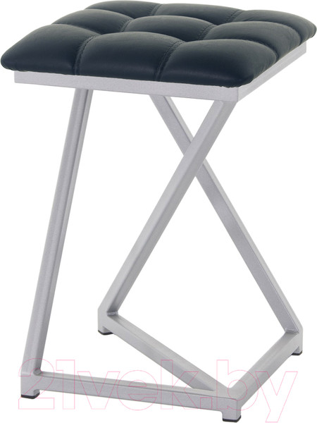 Изображение товара Табурет AMC Comfort 9К5.16 (кожзам антрацит/серебристый)