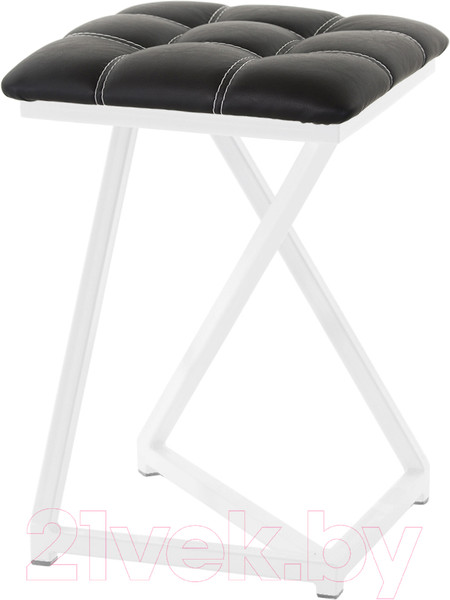 Изображение товара Табурет AMC Comfort 9К6.1 (кожзам черный/белый)