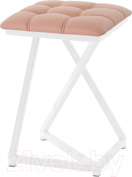 Изображение товара Табурет AMC Comfort 9К6.7 (кожзам коралл/белый)