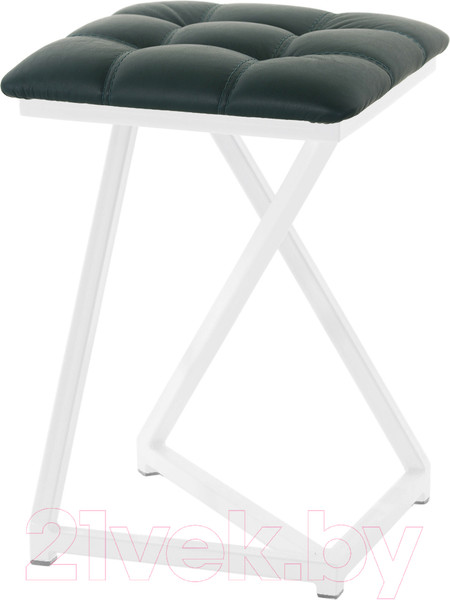 Изображение товара Табурет AMC Comfort 9К6.9 (кожзам зеленый/белый)