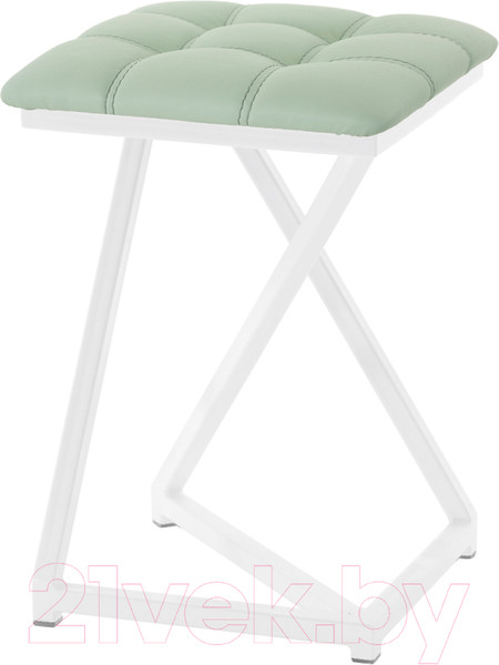 Изображение товара Табурет AMC Comfort 9К6.10 (кожзам мятный/белый)