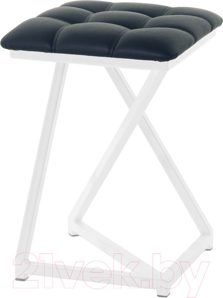 Изображение товара Табурет AMC Comfort 9К6.16 (кожзам антрацит/белый)