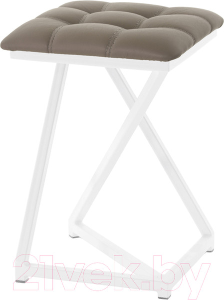 Изображение товара Табурет AMC Comfort 9К6.17 (кожзам капучино/белый)