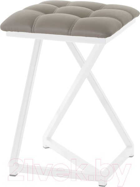 Изображение товара Табурет AMC Comfort 9К6.18 (кожзам латте/белый)