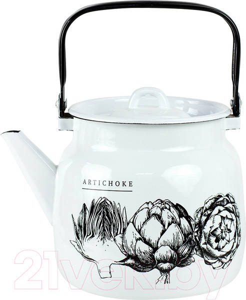 Изображение товара Чайник Лысьвенские эмали Artichoke С-2713/4Рч