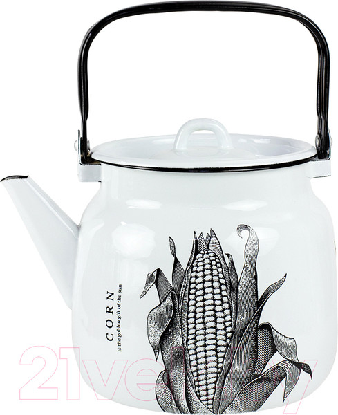 Изображение товара Чайник Лысьвенские эмали Corn С-2713/4Рч